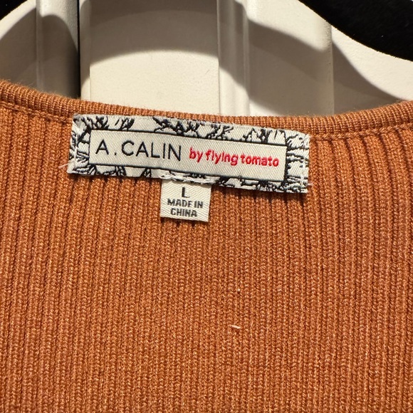 Colorblock Wrap Dress - Picture 3 of 3